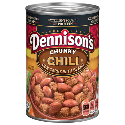 Dennison's Chunky Chili Con Carne with Beans, 15 Ounce