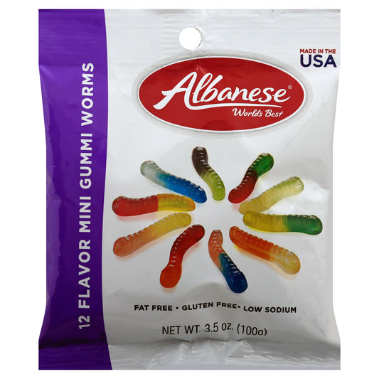 Albanese Gummi Worms 3.5 oz