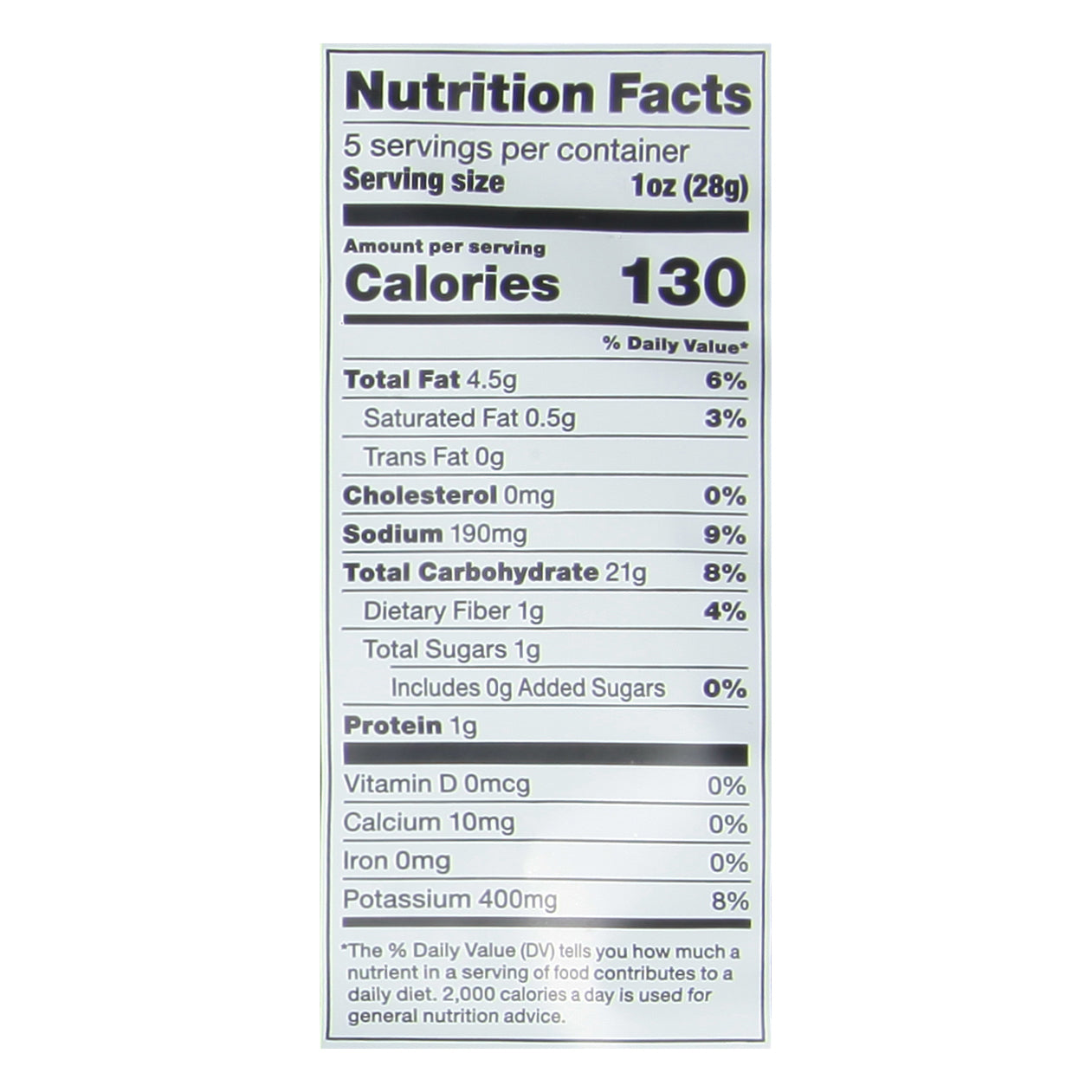 Popchips Original Sea Salt Popped Potato Snack 5 oz