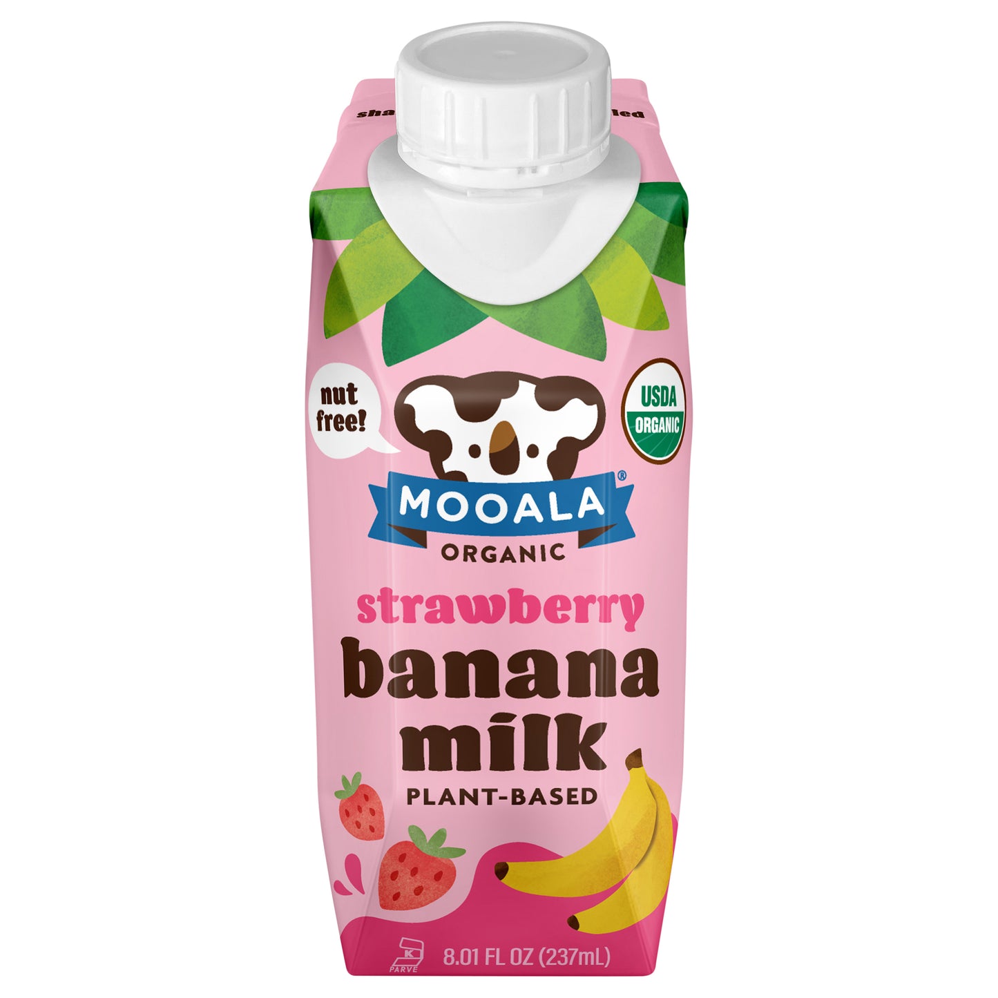 Organic Strawberry Bananamilk, 237mL