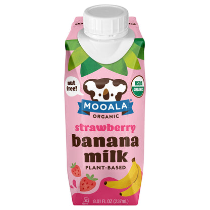 Organic Strawberry Bananamilk, 237mL