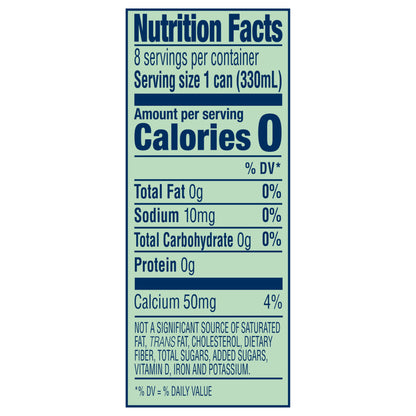 S.Pellegrino Natural Sparkling Unflavored Mineral Water 8 - 11.15 fl oz Cans