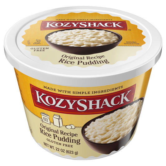 Kozy Shack Rice Pudding, Gluten Free Dessert, 22 oz, one ct