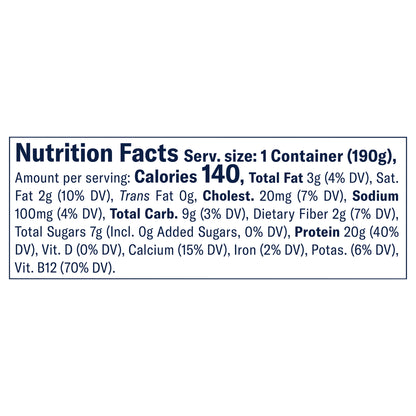 Chobani 20g Protein Vanilla Low Fat Greek Yogurt Cup