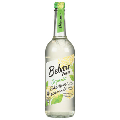 Belvoir Farm Organic Elderflower Lemonade Sparkling Soft Drink 25.4 fl oz