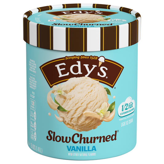 Edy's Slow Churned Classic Vanilla Light Ice Cream 1.5 qt