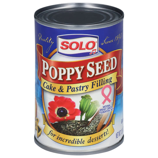 Solo Poppy Seed Cake & Pastry Filling 12.5 oz