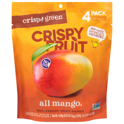 Crispy Green All Mango Crispy Fruit 4 - 18 g Bags