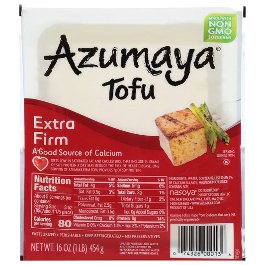 Azumaya Extra Firm Tofu 16 oz