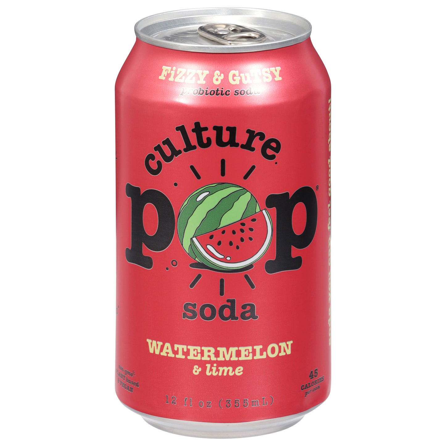 Culture Pop Watermelon & Lime Probiotic Soda 12 fl oz