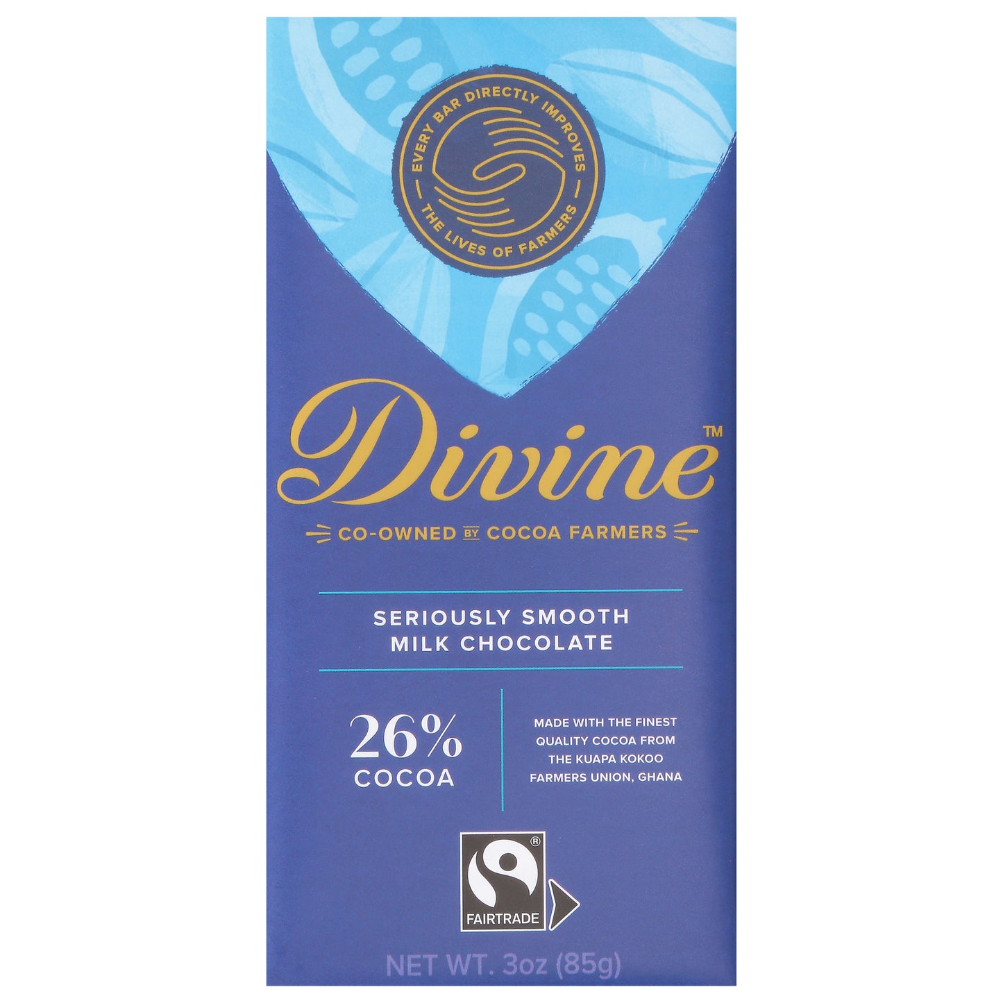 Divine 26% Cocoa Milk Milk Chocolate 3 oz