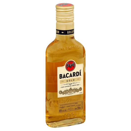 Bacardi Rum 200 ml - Gold
