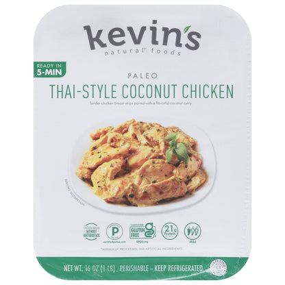 Kevin's Natural Foods Mild Thai-Style Coconut Chicken 16 oz