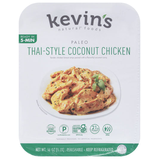 Kevin's Natural Foods Mild Thai-Style Coconut Chicken 16 oz