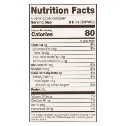 New Barn Organics Unsweetened Vanilla Almondmilk 32 fl oz