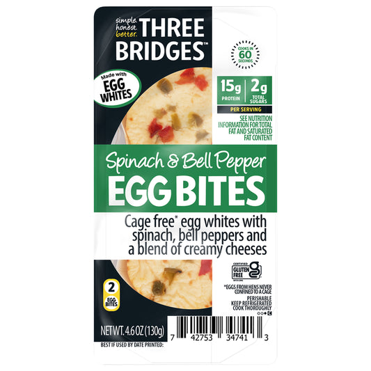 Retail Spinach & Bell Pepper Egg White Bites