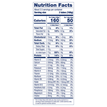 Stonyfield Organic Kids Reduced Fat Yogurt Tubes, Strawberry
