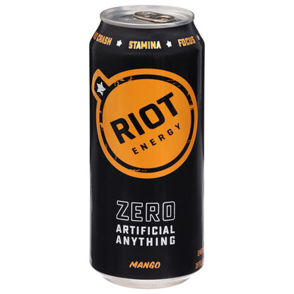 Riot Energy Zero Mango Energy Drink 16 fl oz