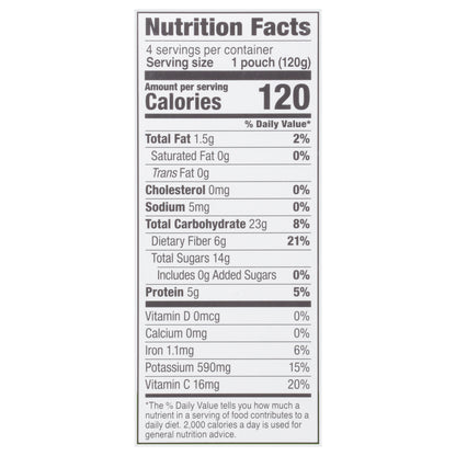 Noka Blueberry Beet Superfood Smoothies 4 - 4.22 oz Pouches