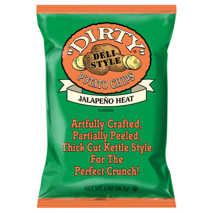 2 oz "Dirty" Jalapeño Heat Deli Style Potato Chips